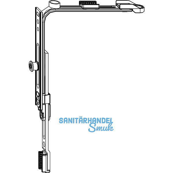 MACO MM Eckumlenkung f�r Schr�gfenster kurz 1 iS, senkr., verl�ngerbar (209655)