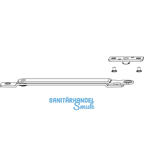 MACO Drehbegrenzung Holz Eurofalz, FFB 240-1300 mm, 80 kg, silber (101517)