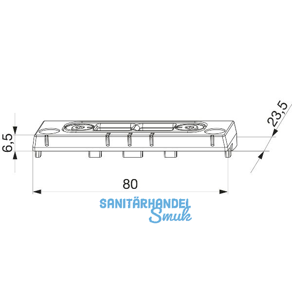 MACO Riegelschlie�teil PVC 12/20-13, REHAU/OSMOPANE/VIVA PLAST, silber (26460)