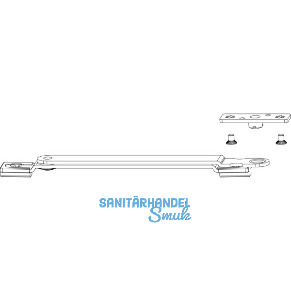MACO Drehbegrenzung Holz Euronut, FFB 240-1300 mm, 80 kg, silber (101518)