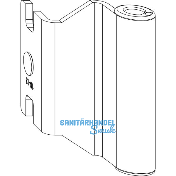 MACO Bandwinkel DTuni 4/18-13 u. 12/18-13 mm 160 kg silber (202535)