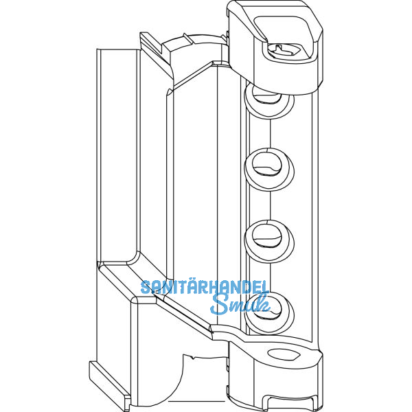 MACO Scherenlager DT130 4/18-9 mm 130 kg silber rechts (202541)