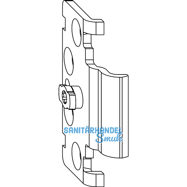 MACO Scherenlager TV f�r Rundbogen, Versatz 13 mm, 60 kg (55354)