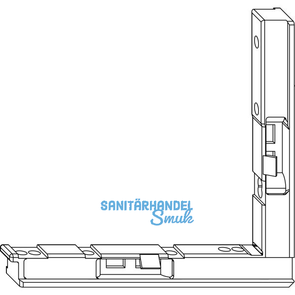 MACO Winkelbandunterlage f�r Falzecklagerband AS/DTuni, schwarz (44234)