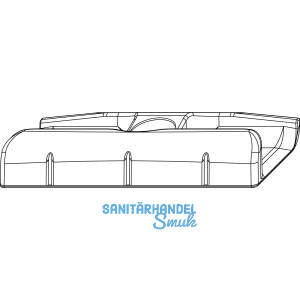MACO Schlie�teil Falzluft 12 glatt Eurofalz 24 mm 13V silber (34934)