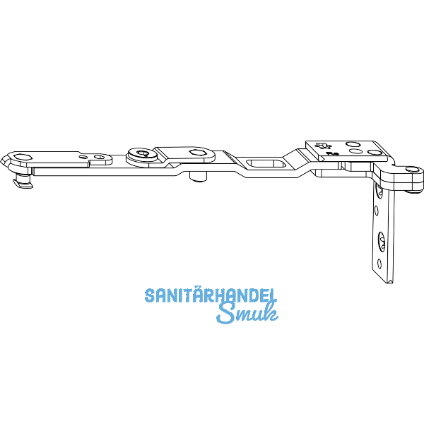 MACO Drehbandarm f�r Drehbandstulp TV Holz, links, 13V, 100 kg (54923)