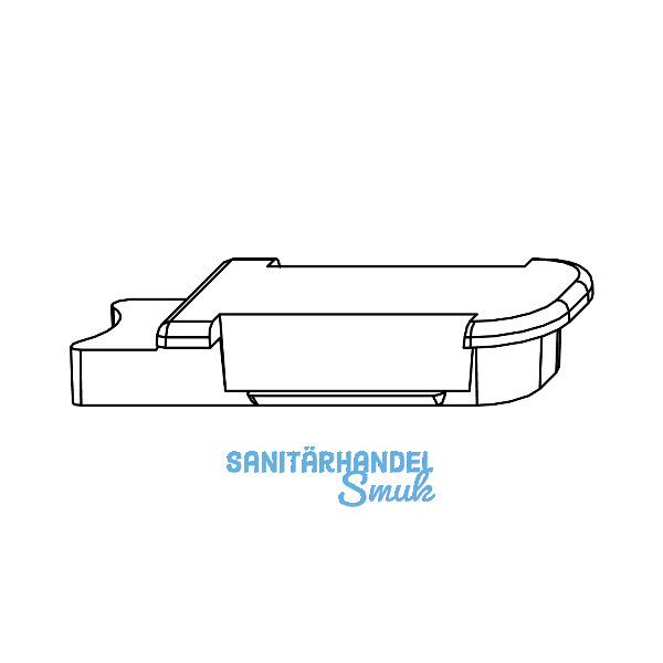 MACO Hubbegrenzung 90�, zum klipsen, PVC natur (355418)