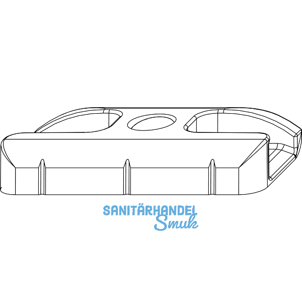 MACO Schlie�teil HG 13V, Falzluft 12mm glatt, Eurofalz 24mm, Schr�gv. (360849)
