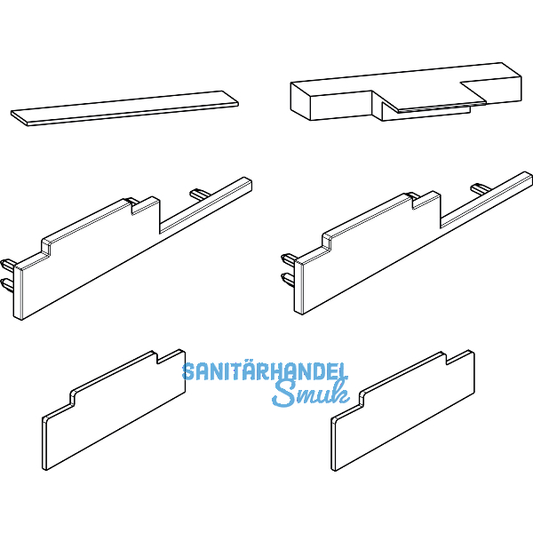 GU Thermostep 204 Zubeh�r-Beutel A TS 78/28 zu Aufsatzschiene P1987 Schema A/C