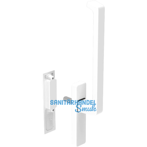 GU HS Drehgriffgarnitur DIRIGENT 180� Griff innen ohne PZ Muschel au�en wei�