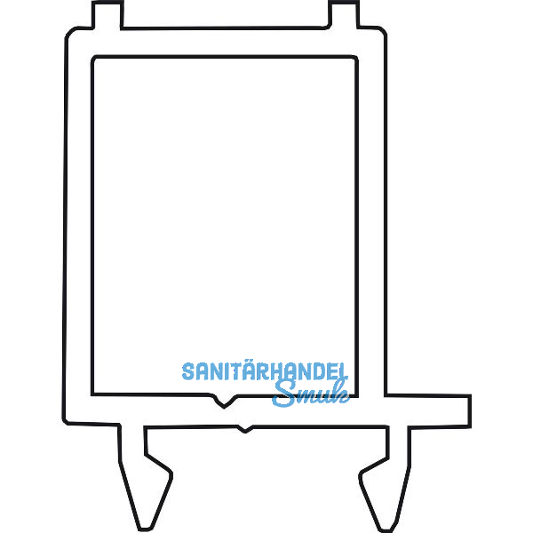 GU Thermostep 204 Abstandsprofil, L=3300 mm, Aluminium silber eloxiert
