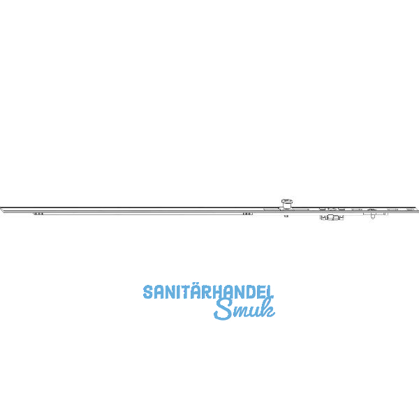 ROTO NT/NX Kupplung 1V L=450 mm silber (572665)