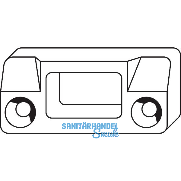 ROTO NT/NX Schlie�st�ck 2-flg. Holz Eurofalz 24 mm 13V Zink 2 Bohrzapfen