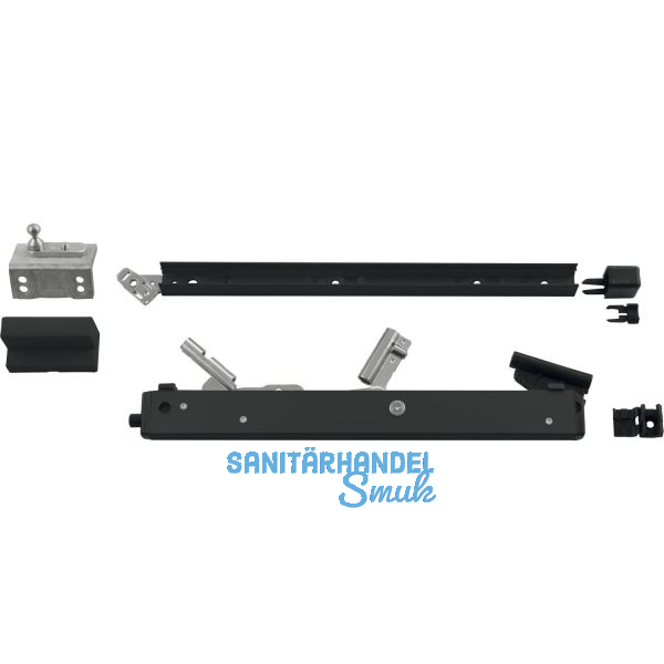 HAUTAU FL190 �ffnerschere mit Universal-Fl�gelbock, Alu schwarz RAL 9005