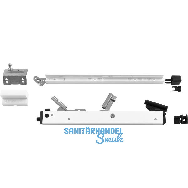 HAUTAU FL190 �ffnerschere mit Universal-Fl�gelbock, Alu wei� RAL 9016