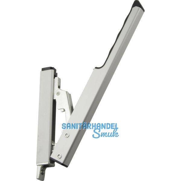 HAUTAU FL190 Handhebel, Hub 38 mm, Alu silber eloxiert