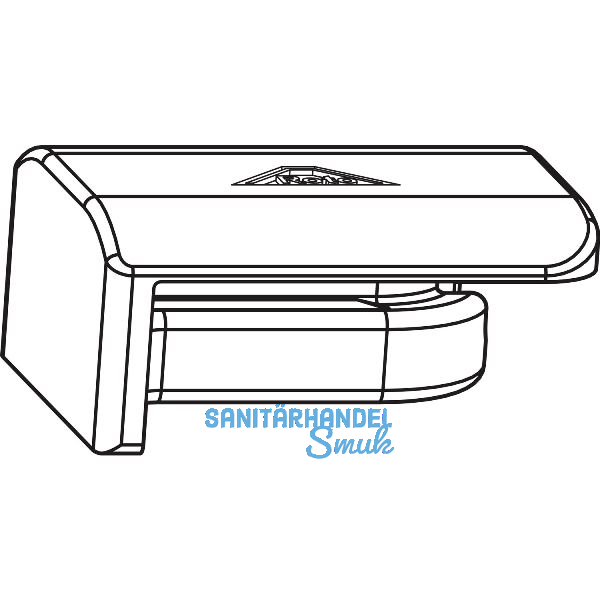 ROTO NT/NX Falzauflauf einsteckbar Rahmenteil f�r SH-Schlie�st�ck 13V silber