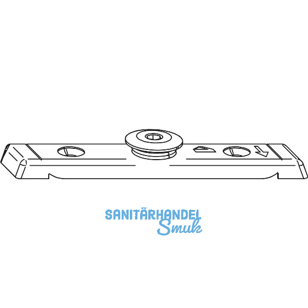 ROTO NT/NX Falzauflauf Rahmenteil Falzluft 12 mm h�henverstellbar silber