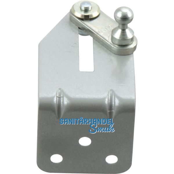 HAUTAU FL190 Winkel-Fl�gelbock f. Rund-, Flach- und Schr�gfenster, Alu silber