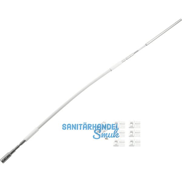 HAUTAU FL190 Flexibles Gest�nge mit Zubeh�r Rund/Flachbogen L= 700 mm wei�