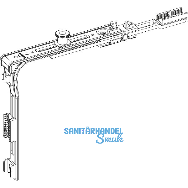 ROTO E-Tec Control NT/NX Eckumlenkung kurz MVS 1S-P Zapfen silber