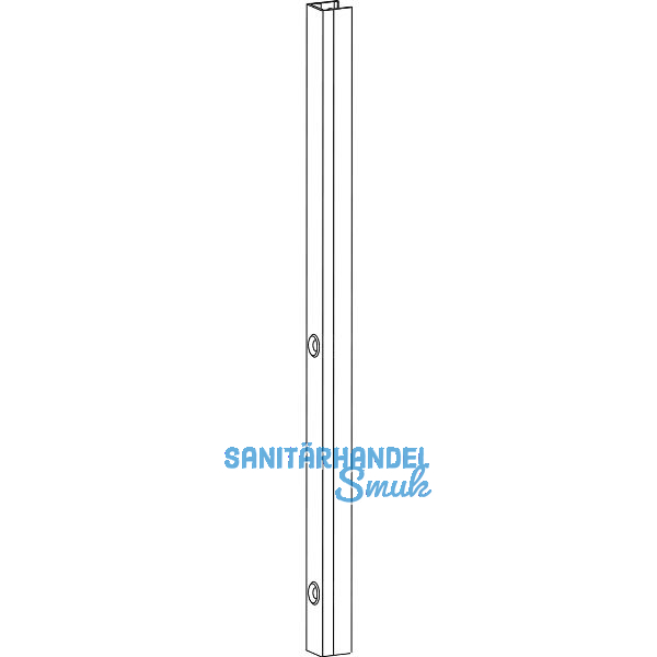 HAUTAU ATRIUM HS Getriebe-Blendprofil, L=600 mm, Alu silber eloxiert