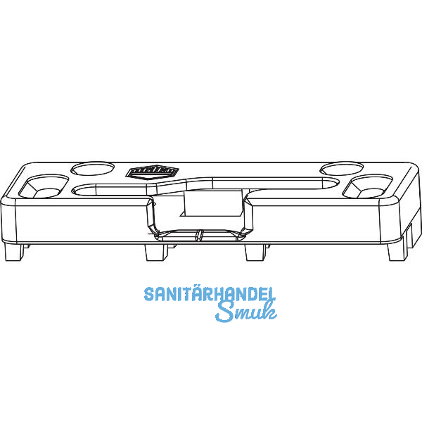 MACO PAS Spaltl�ftungsschlie�teil PVC 12/20-13 K�MMERLING silber rechts