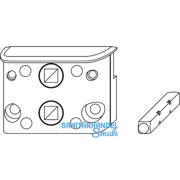 MACO Zwischengetriebe DM -6 mm Falzluft 12 mm �berschlag 18 mm 9V Tricoat-Evo