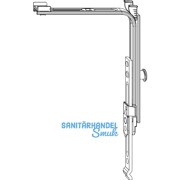MACO MM Eckumlenkung senkrecht 1 iS, verl�ngerbar Tricoat-Evo (232862)