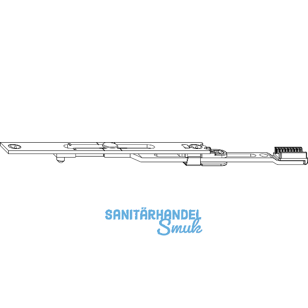 MACO MM Stulpverl�ngerung verl�ngerbar ohne Zapfen L=140 mm Tricoat-Evo (232890)