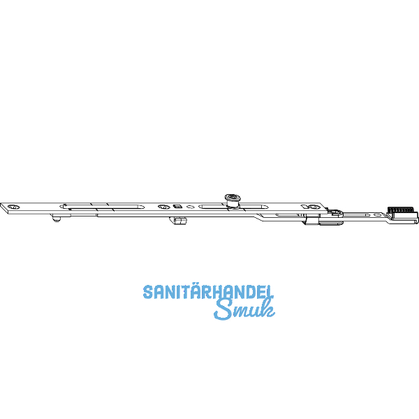 MACO MM Stulpverl�ngerung verl�ngerbar 1 iS L=235 mm Tricoat-Evo (232891)