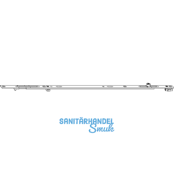 MACO MM Mittelverschluss fix 1 iS FFB/FFH 801-1280 mm Tricoat-Evo (232895)