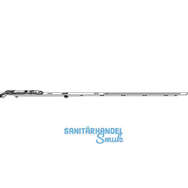 MACO MM Stulpfl�gelgetriebe fix iS Beschlagsnut FFH 431-660 mm Tricoat-Evo