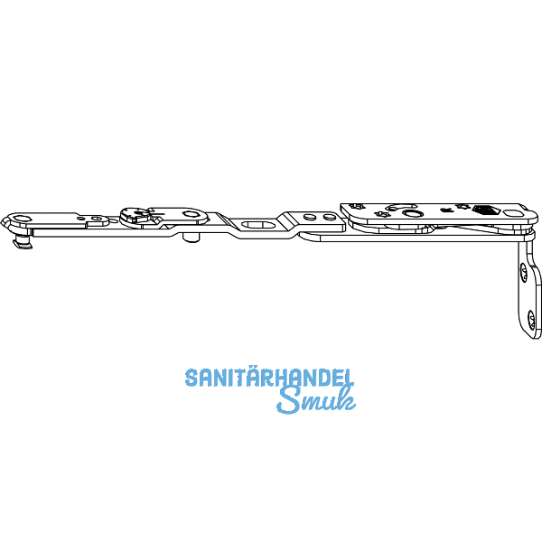 MACO Drehbandarm POWER Holz FT24 13V FFB 255-1400 Tricoat-Evo links (236309)