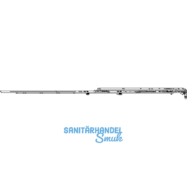 MACO MM Winkelbandschere mit Sparl�ftung Gr. 800 Tricoat-Evo links (236568)