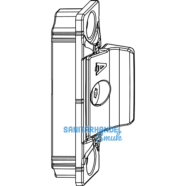 MACO MM Anpressverschluss verdeckt Fl�gelteil A 9V f�r Beschlagsnut, Tricoat-Evo