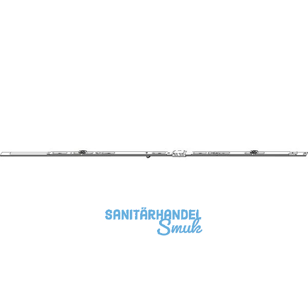 ROTO Patio Alversa SH-Mittelverschluss senkrecht L=2290 mm 3V-Zapfen silber