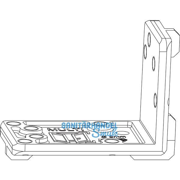 MACO MM Bohrlehre f�r Eck- und Scherenlager POWER Falztiefe 24 mm rechts
