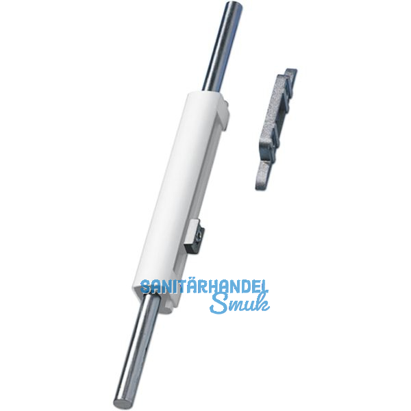 GEZE OL90N/OL95 Zusatzverriegelung, �berschlag 14-25 mm, Alu wei� RAL 9016