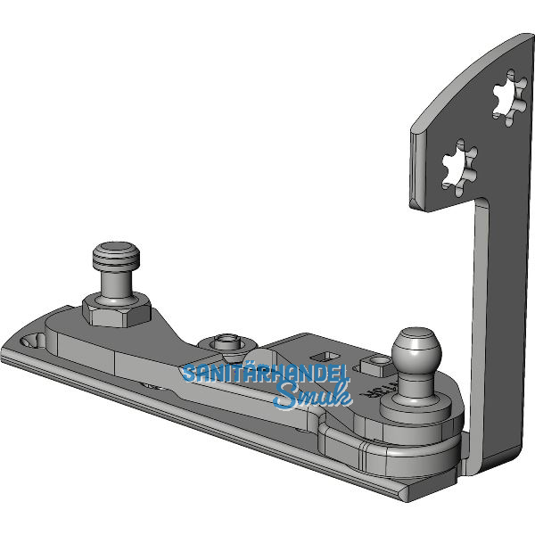 WINKHAUS Ecklager EL.H.IF-N.24-13.RS Eurofalz 24 mm 13V silber rechts