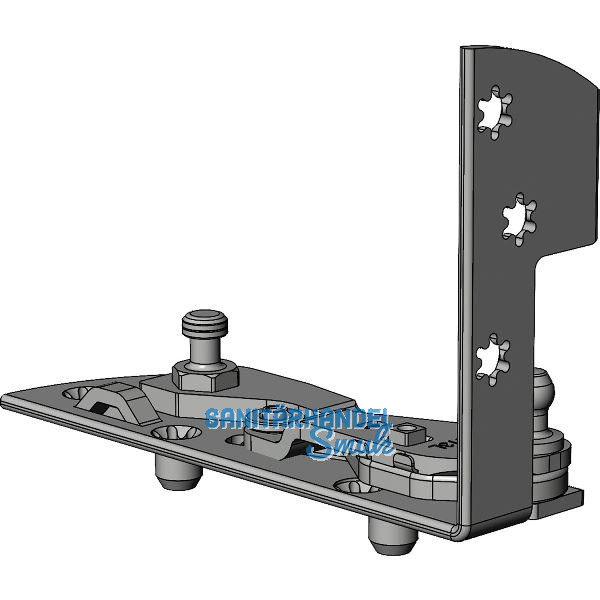 WINKHAUS Ecklager EL.H.IF-N.29-13-12.Z.8-12.LS Eurofalz 29 mm 13V silber links
