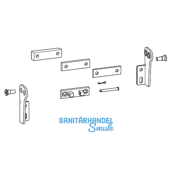 HAUTAU Kipp-/Dreh-/Klapp-Konsole KF 0/15 SKA/EKA Fl�gelmontage wei� RAL 9016