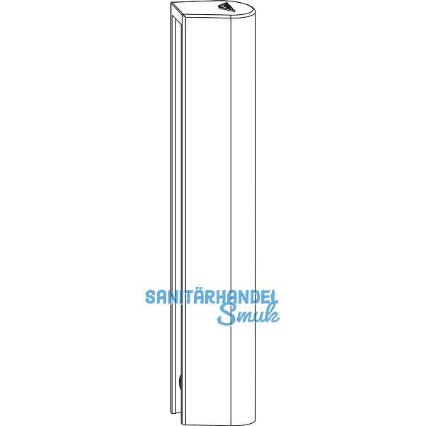 ROTO NX Abdeckkappe Eckband P PVC R06.2M tiefschwarz matt