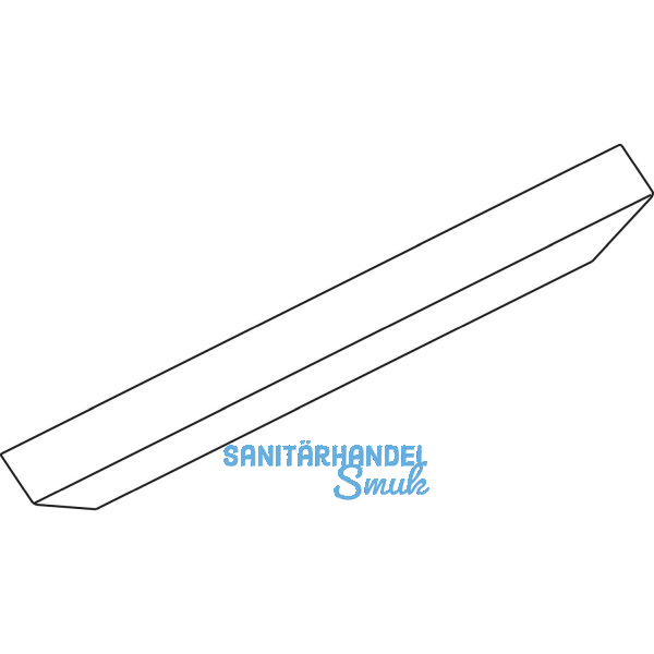 GEZE OL320 Abdeckprofil Gehrung zu RWA100NT, L=2000 mm, Alu wei� RAL 9016