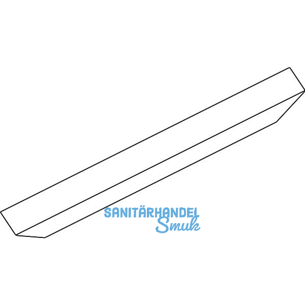 GEZE OL320 Abdeckprofil Gehrung zu RWA100NT, L=3000 mm, Alu silber eloxiert