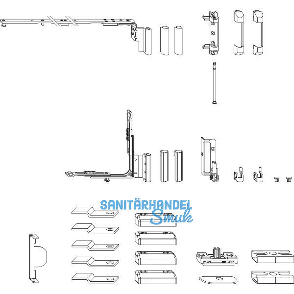 WINKHAUS Service Grundkarton GKT.RC-NB.2.18-9.LS �18/9V FFB 601-1475 mm links