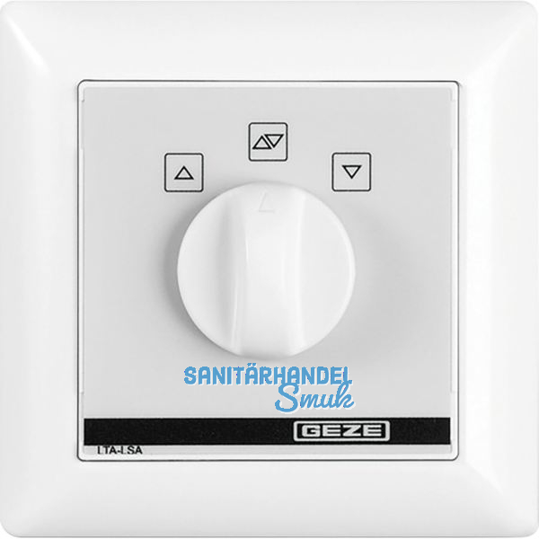 GEZE L�ftertaster/L�fterschalter LTA-LSA f�r E 212 R1, 230V, Kunststoff wei�