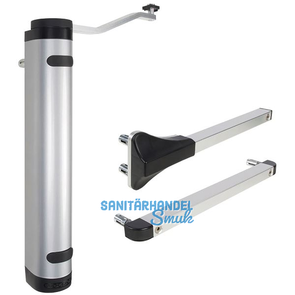 T�rschlie�er Verticlose-2, f�r 90� und 180� �ffnung, Aluminium silberf�rbig