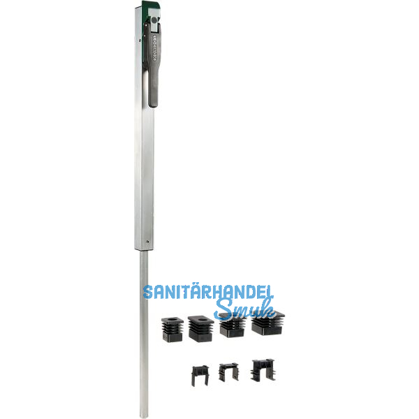 Integrierter Bolzen-Stangenriegel SUBY,Riegel 100mm H�henverstellung, Alu silber