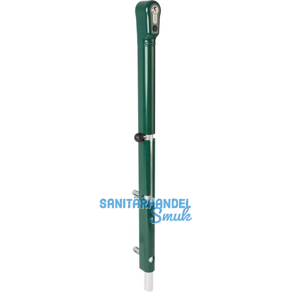 Verriegelbarer Bolzen-Stangenriegel KEYDROP,Riegel 100mm H�henverstell. RAL6005